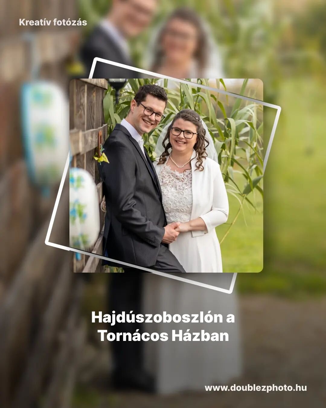 Az esk&uuml;vő fot&oacute;z&aacute;s elengedhetetlen r&eacute;sze a kreat&iacute;v fot&oacute;z&aacute;s. 

Viszont nem mindig van idő &eacute;s lehetős&eacute;g k&uuml;l&ouml;nleges helysz&iacute;nekre eljutni a kreat&iacute;v fot&oacute;z&aacute;s 