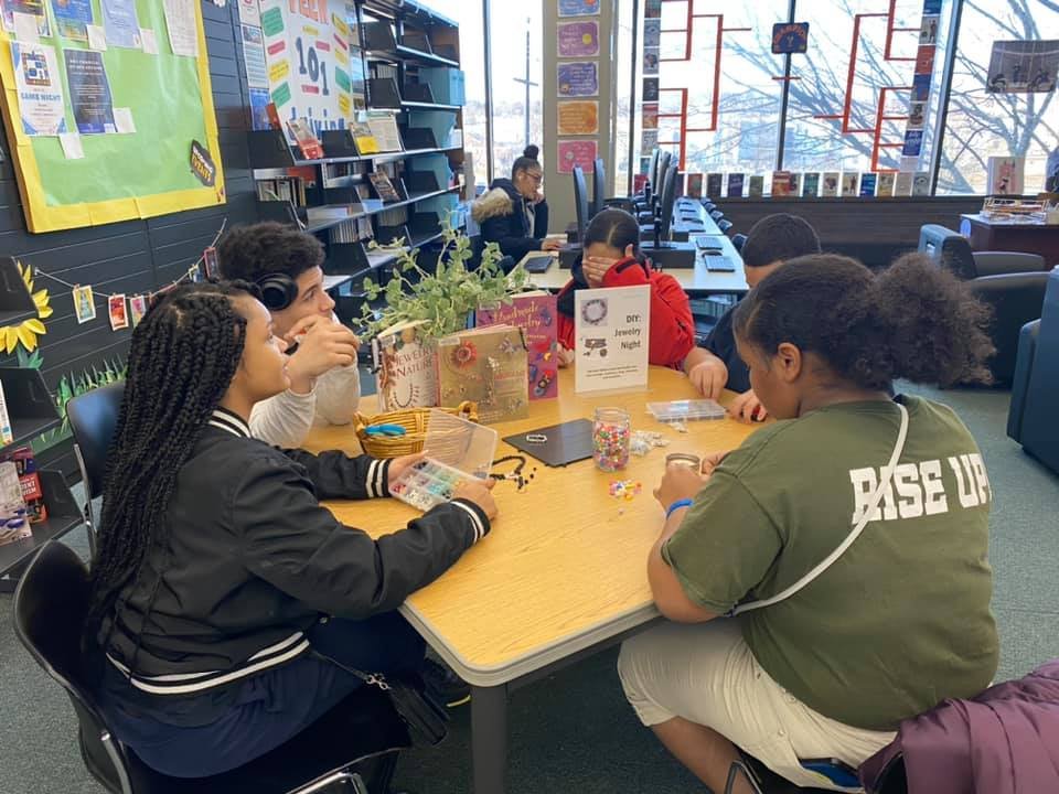 A LITT grant supported the build-out of a newly launched Teen Corner at the The Lawrence Public Library.