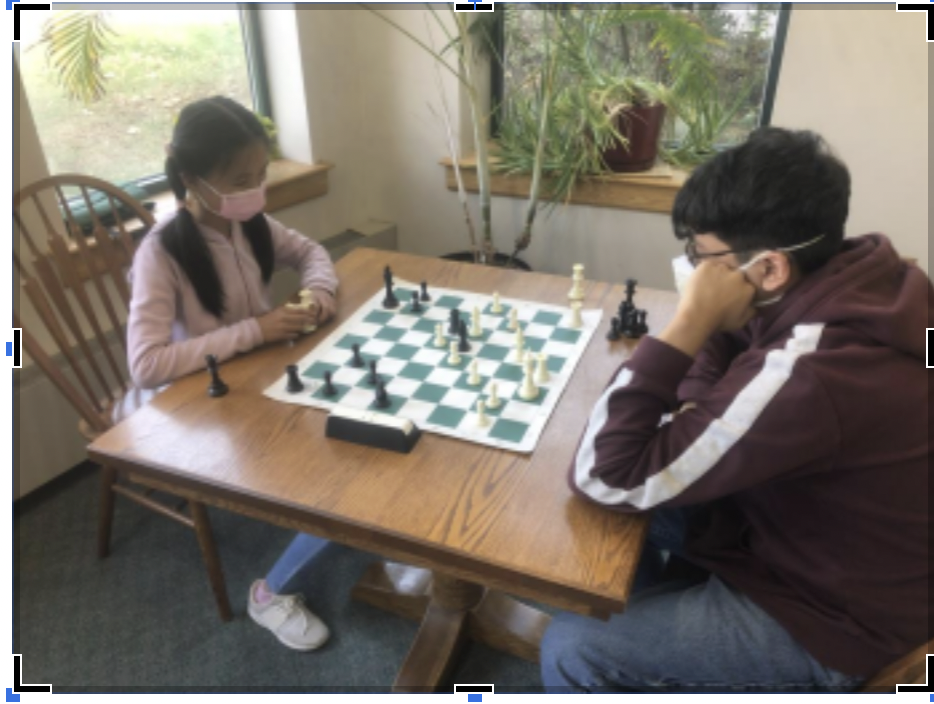 Chess practice at the North Bridgeport Branch Library in Bridgeport, Connecticut.
