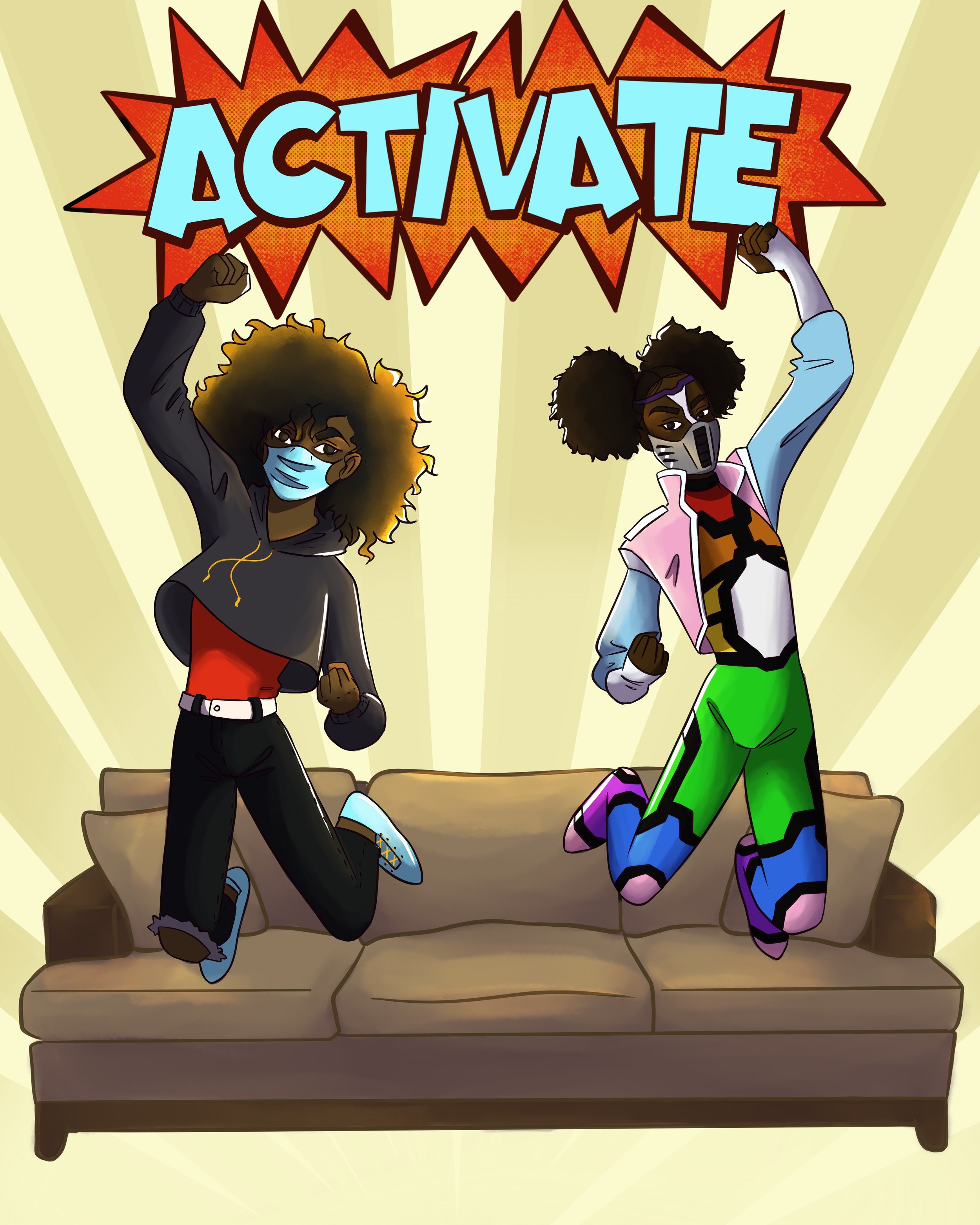 ACTIVATE 2020 gave teens something to look forward to during a summer when libraries were closed due to Covid-19 and BLM protests were breaking out across the country. LITT joined YA librarians in realizing a new kind of fan con. Teens connected aro