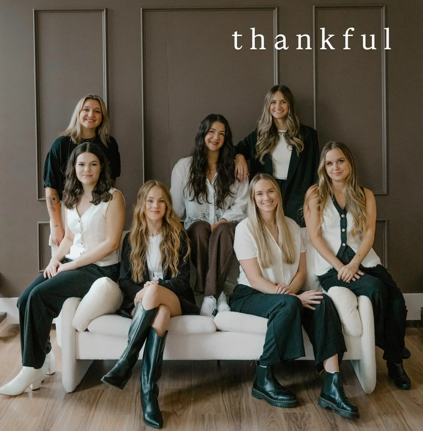 t h a n k f u l - for this team, this space, and guests who make walking into the salon something we look forward to every single day.  HAPPY THANKSGIVING 🤍

with love,

MANA