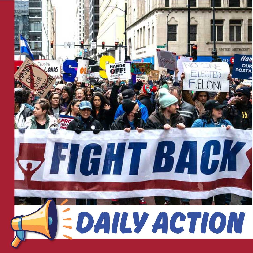 Friday, March 27 - Make Plans for No Kings TOMORROW / Spread the Word for No Kings / Rally for Trans Visibility 4/4