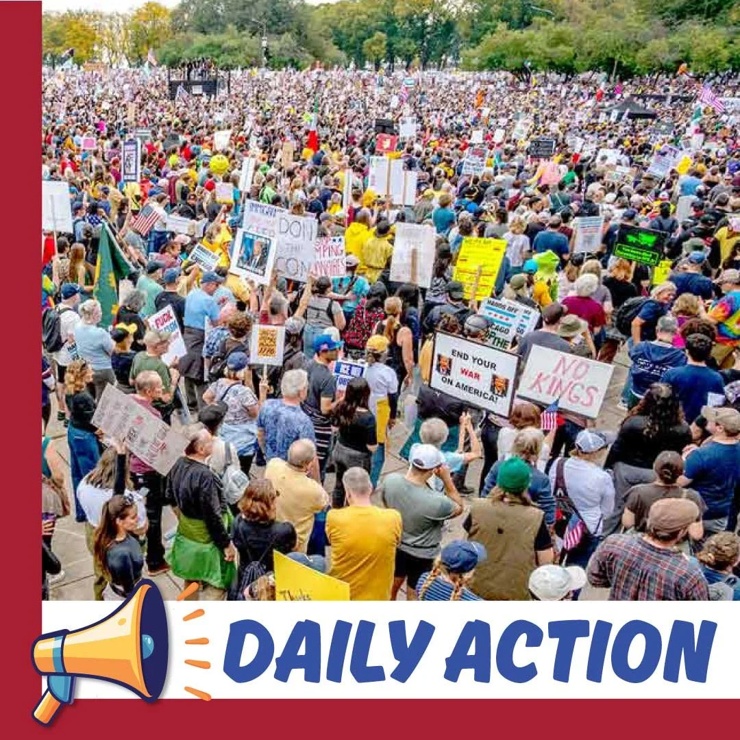 Friday, March 13 - No Kings Volunteers / Robert Peters Phone Bank 3/16 / School Vouchers 101 3/16