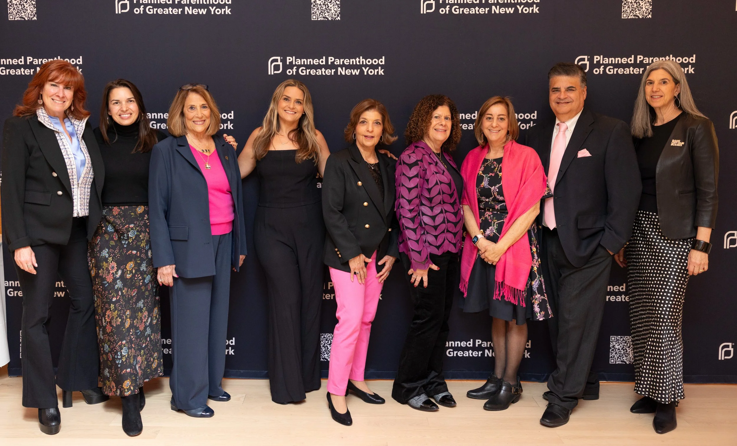 2024 Nassau County Benefit Event Committee - Esther Tanenbaum, Amanda Khalil, Ronnie Lavine, Carol Archer Boboris, Stefanie Shulman, Sandy Ehrlich, Gail Thrope, Skip Stern, and Robin Sigman