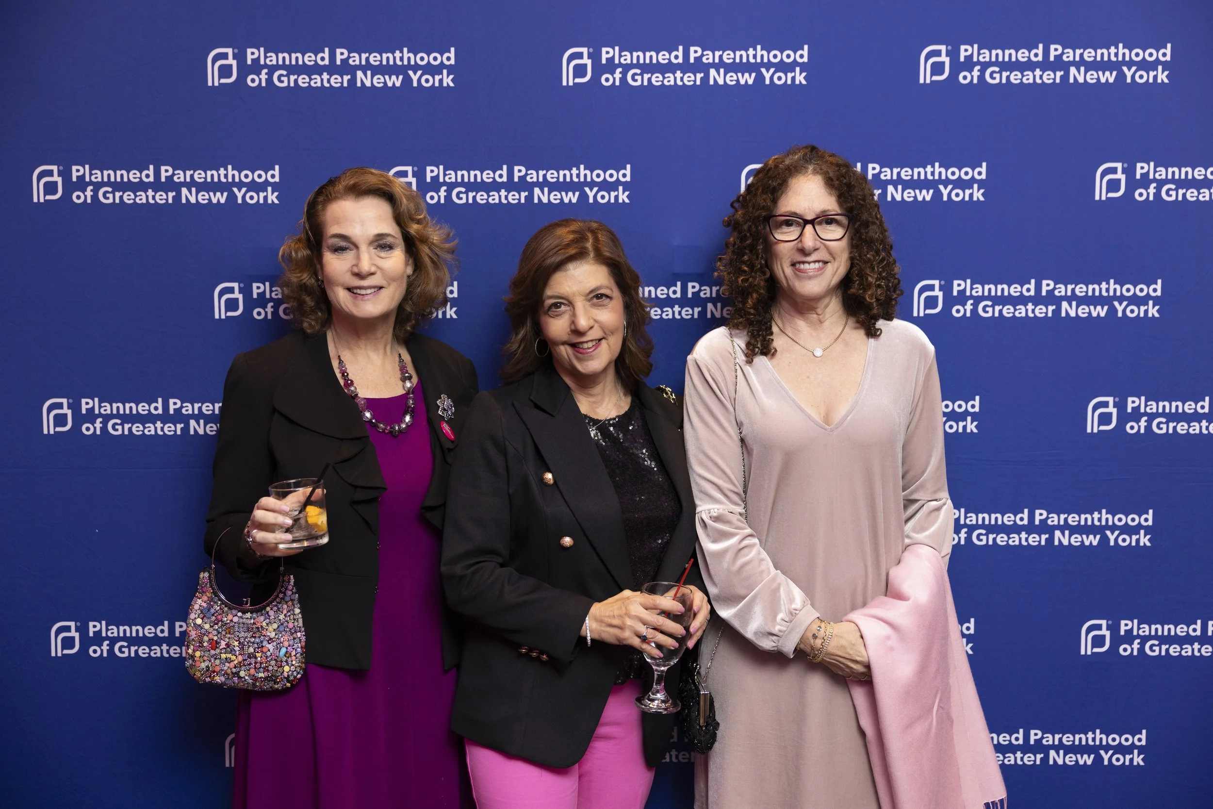 Gilda Davis, Stefanie Shulman and Judy Levy-Maiman at the Nassau County Gala