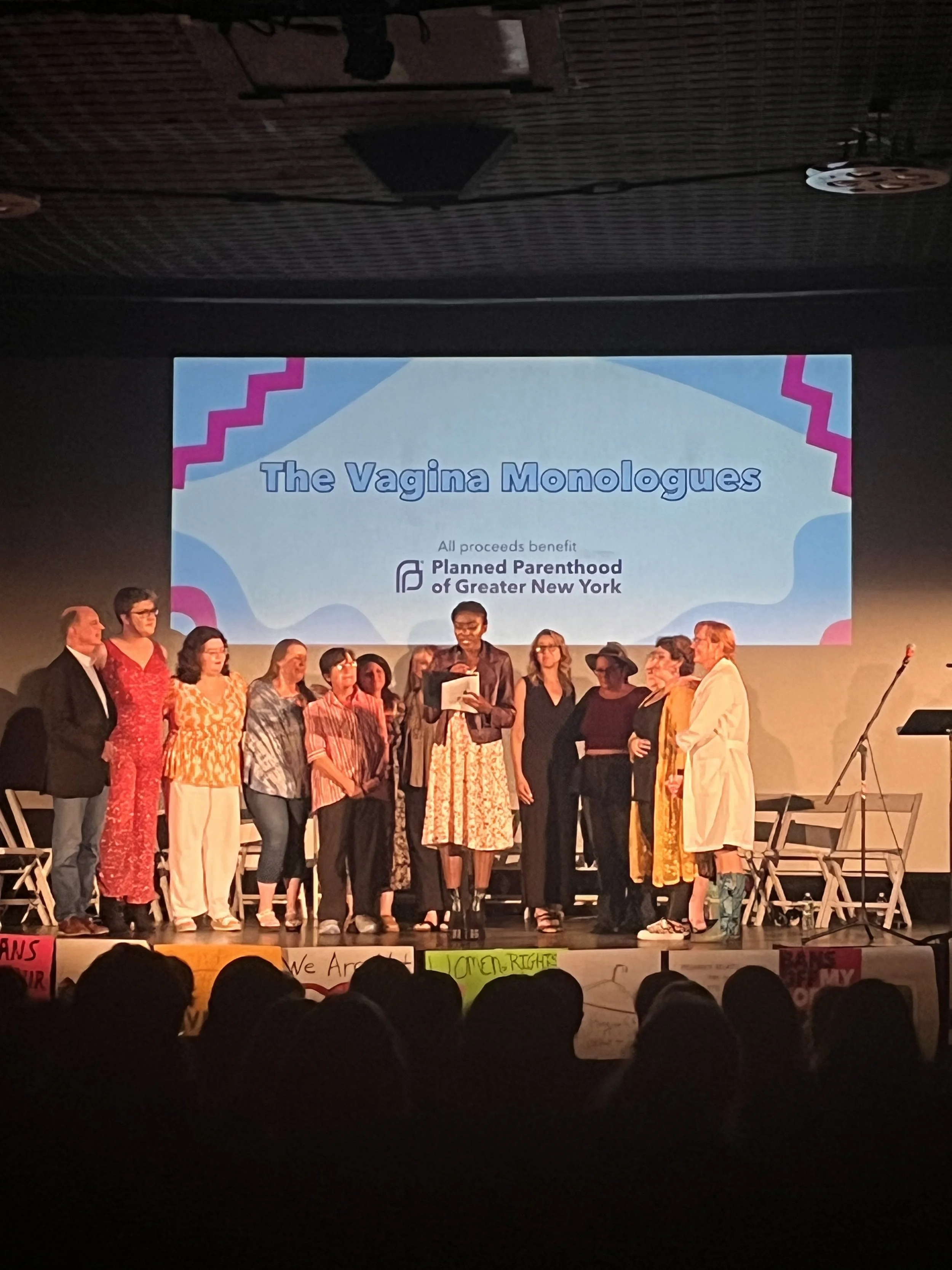 The Vagina Monologues performance benefitting PPGNY in Rosendale, NY