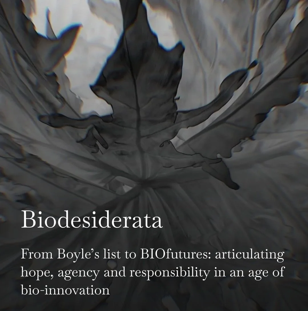 Biodesiderata