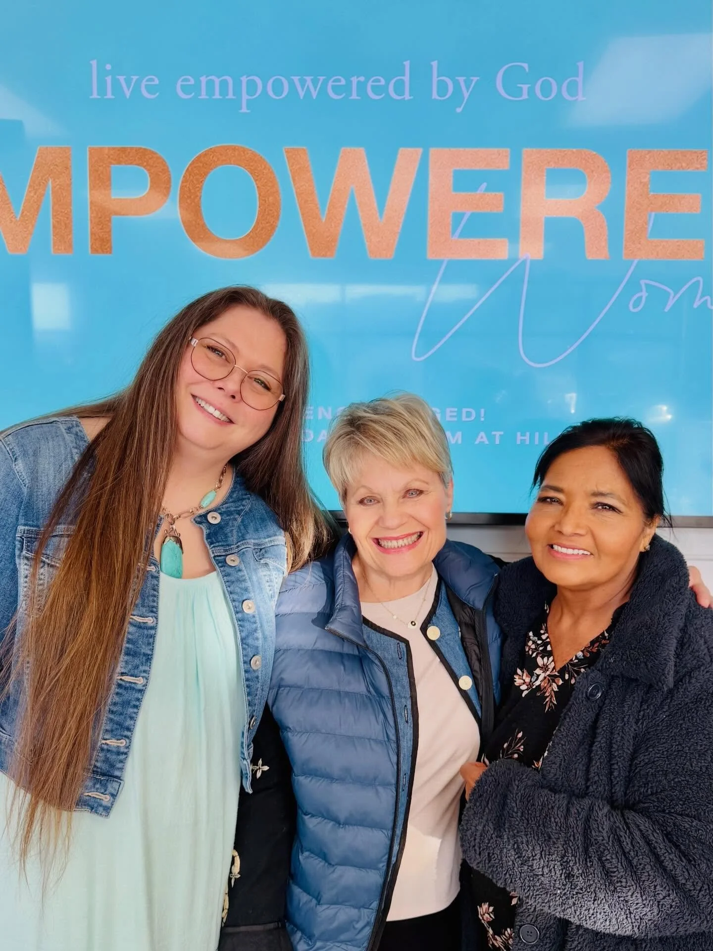 ✨ Attention all LADIES! ✨
Empowered Women is happening at 10AM today! 😆🙌

Join us for a powerful time of fellowship with other women, uplifting worship, an encounter with the Presence of God, diving into the Word, meaningful group discussion and pr