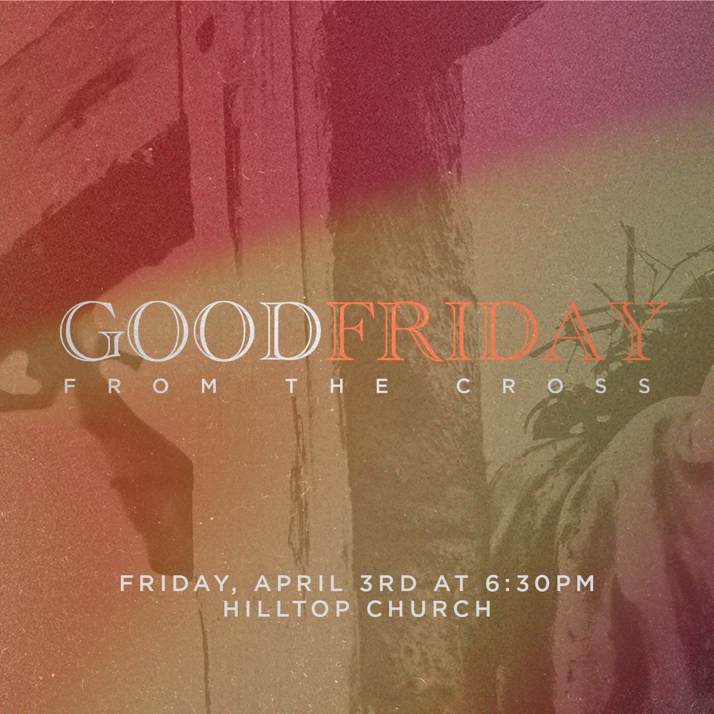 Join us as we remember the sacrifice Jesus made for us on the cross as we take communion together. Good Friday is a time to reflect on His love and the price He paid for our salvation. &hearts;️

Our Good Friday service will be happening on April 3rd