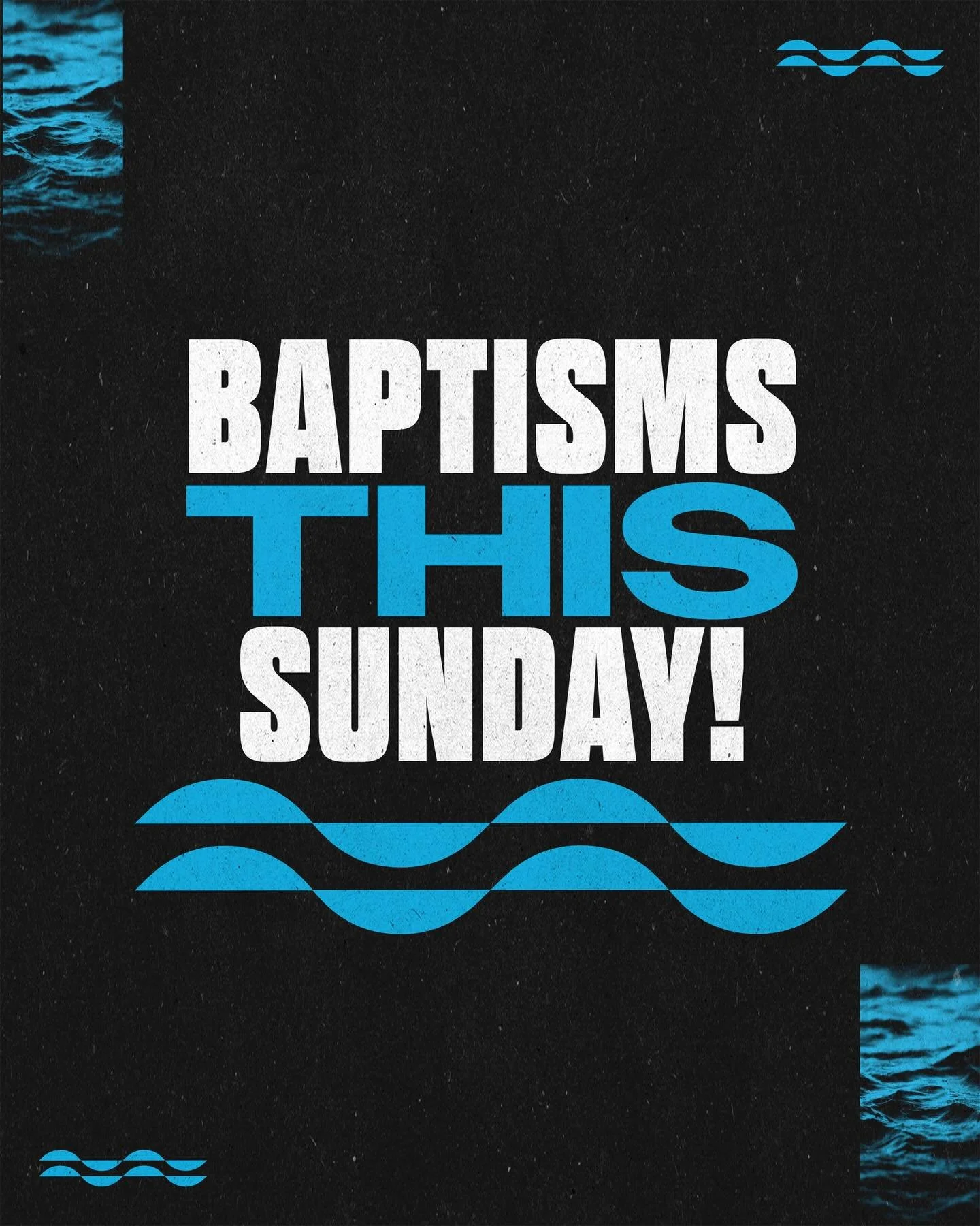 We can&rsquo;t wait to celebrate new life with Jesus! 💦 

Want to get baptized? There&rsquo;s still time to sign up. It&rsquo;s the perfect opportunity to publicly show you&rsquo;ve been raised to new life with Jesus! 😆🙌

See y&rsquo;all tomorrow!
