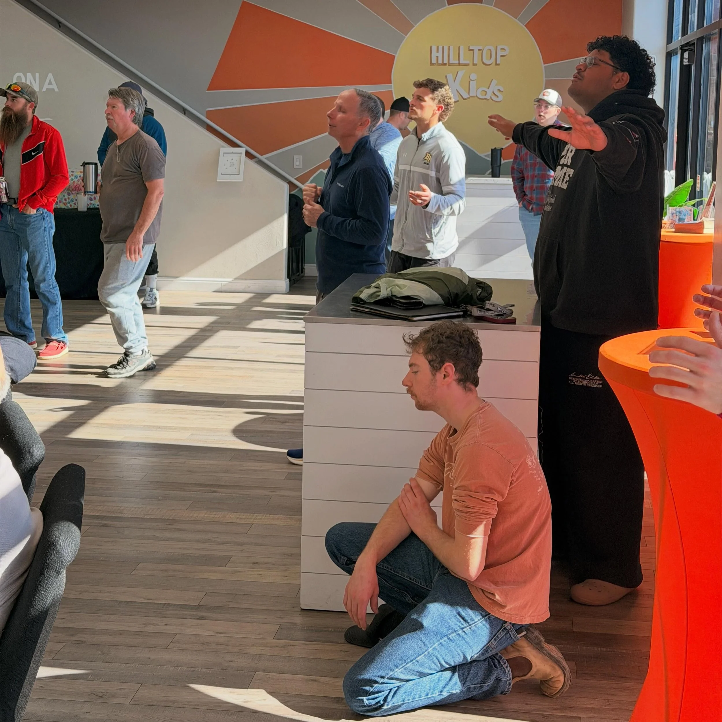 Mighty Men are getting together again TOMORROW, Saturday at 10am! 🙌 Join the men who are on fire and watch the Lord move! Mark your calendars and invite a friend. 😎