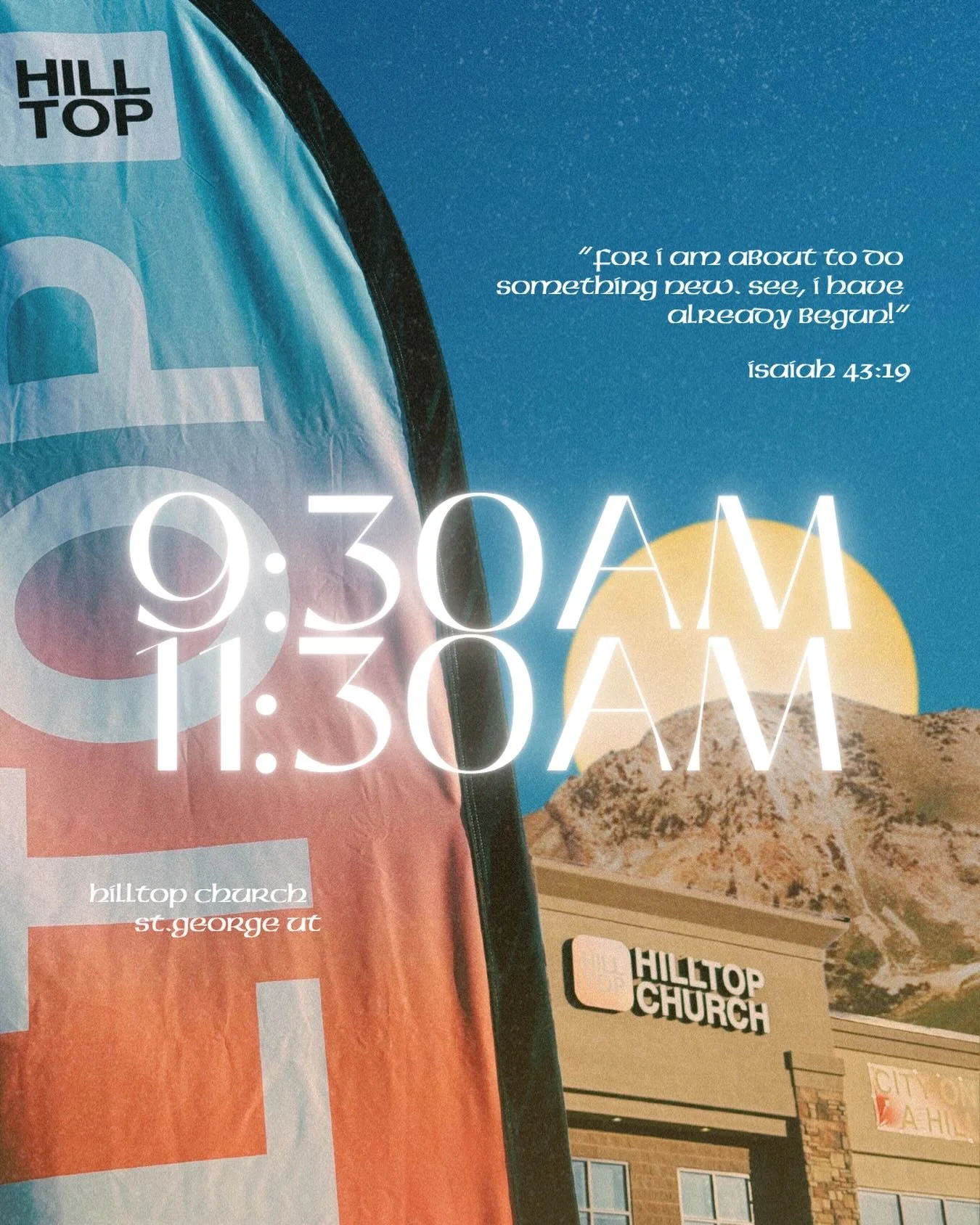 Don&rsquo;t forget! Our new service times starts TODAY!! Can&rsquo;t wait to see y&rsquo;all soon! 😆🙌