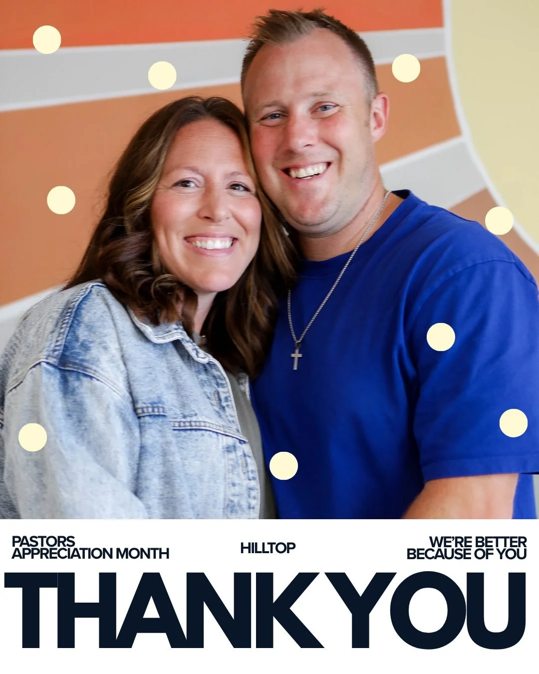 Happy Pastors Appreciation Month to our incredible pastors!! 

We are so thankful for your leadership and your heart for the house. There&rsquo;s no one like you!!

Thank you for your yes. Thank you for the way you love people so well. So many lives 