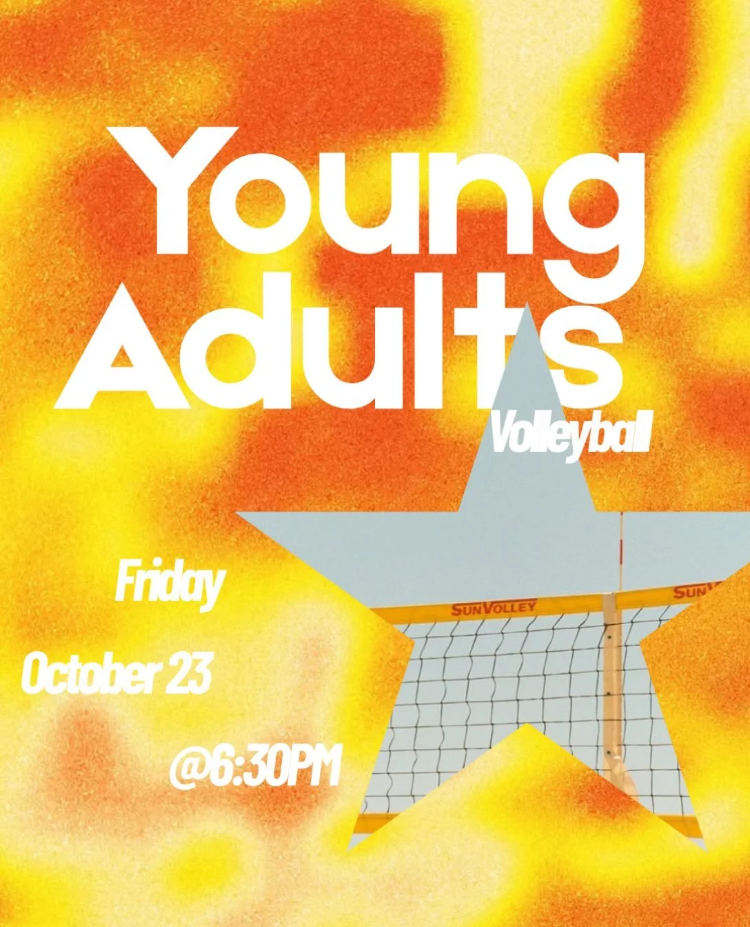 HELLO HILLTOP YOUNG ADULTS 🤩

We will be playing volleyball on Friday, October 23rd at Vernon Worthen Park!!! Come at 6:30pm with friends, volleyballs, and snacks to share!!! We&rsquo;ll see ya there!! 🤠🏐

Vernon Worthen Park 
300 S 400E, St. Geor