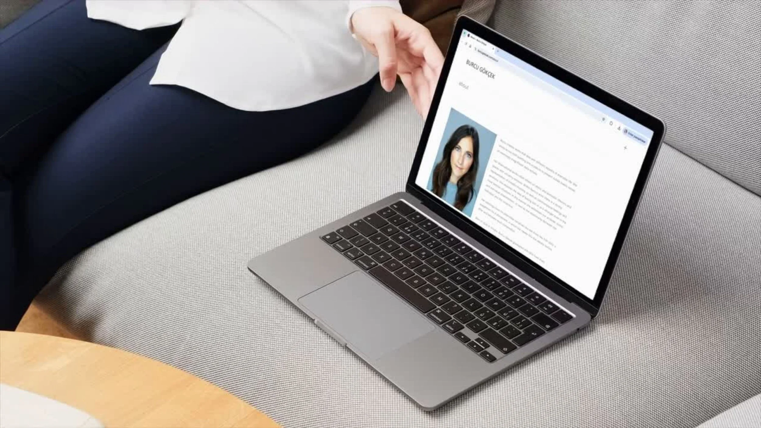 Custom web design project