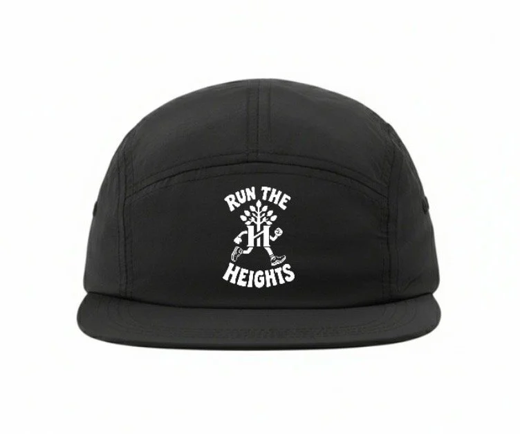 Run The Heights Nylon Flat Brim Cap