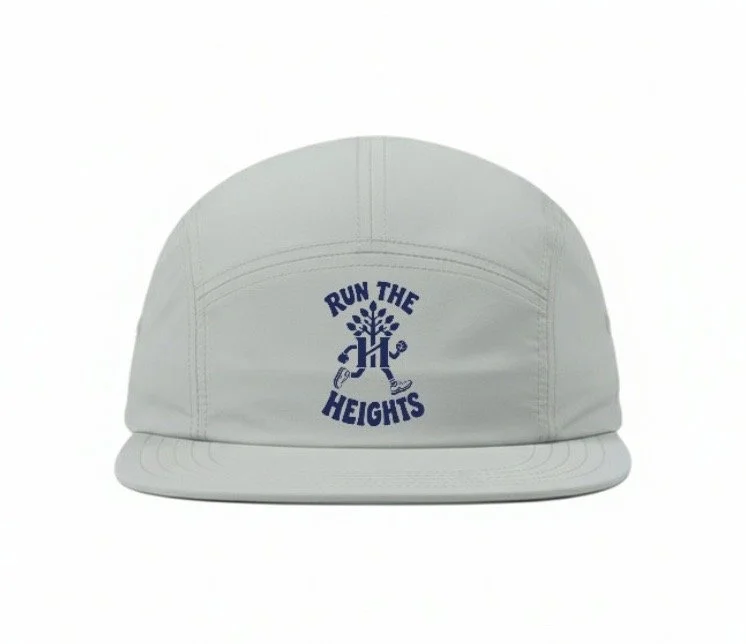 Run The Heights Nylon Flat Brim Cap