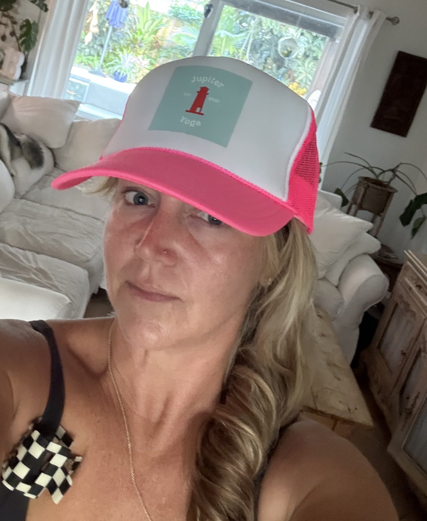 "High Viz" Hot Pink Jupiter Yoga Foam Tucker with Lighthouse Logo