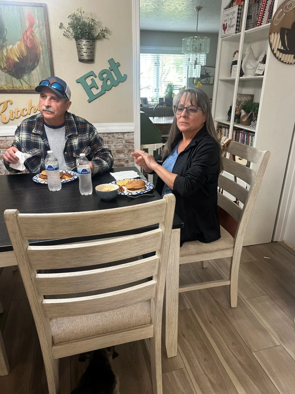 At our friend Colleen’s house, you can enjoy a good meal and connect with other people in our community.