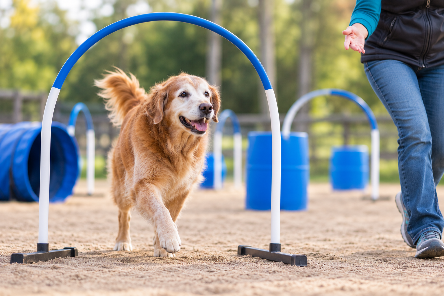 Can Senior Dogs Do Hoopers?