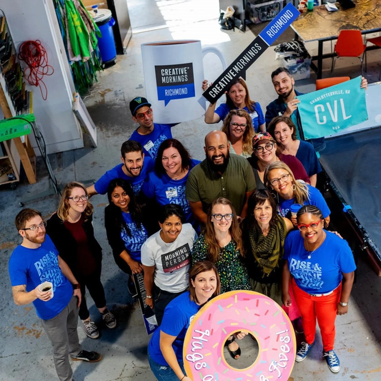 CreativeMornings 💙 For nearly 5 years as Host of our Richmond chapter &mdash; plus 4 more of contributing before that &mdash; the third Friday of each month has been a place where I have had the privilege to show up and contribute to a community of 