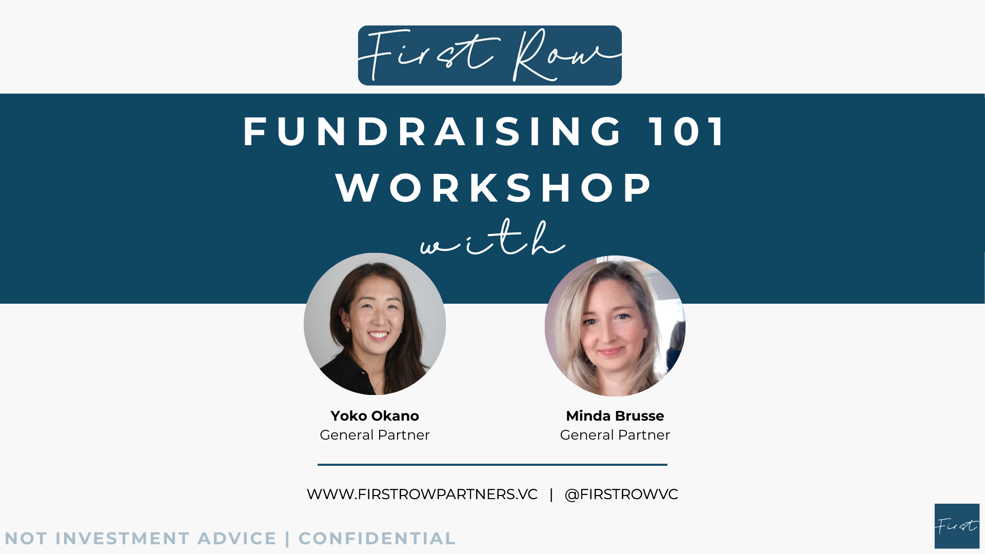 Fundraising 101: Getting Inside the Investor Perspective (Pre-seed/Seed)