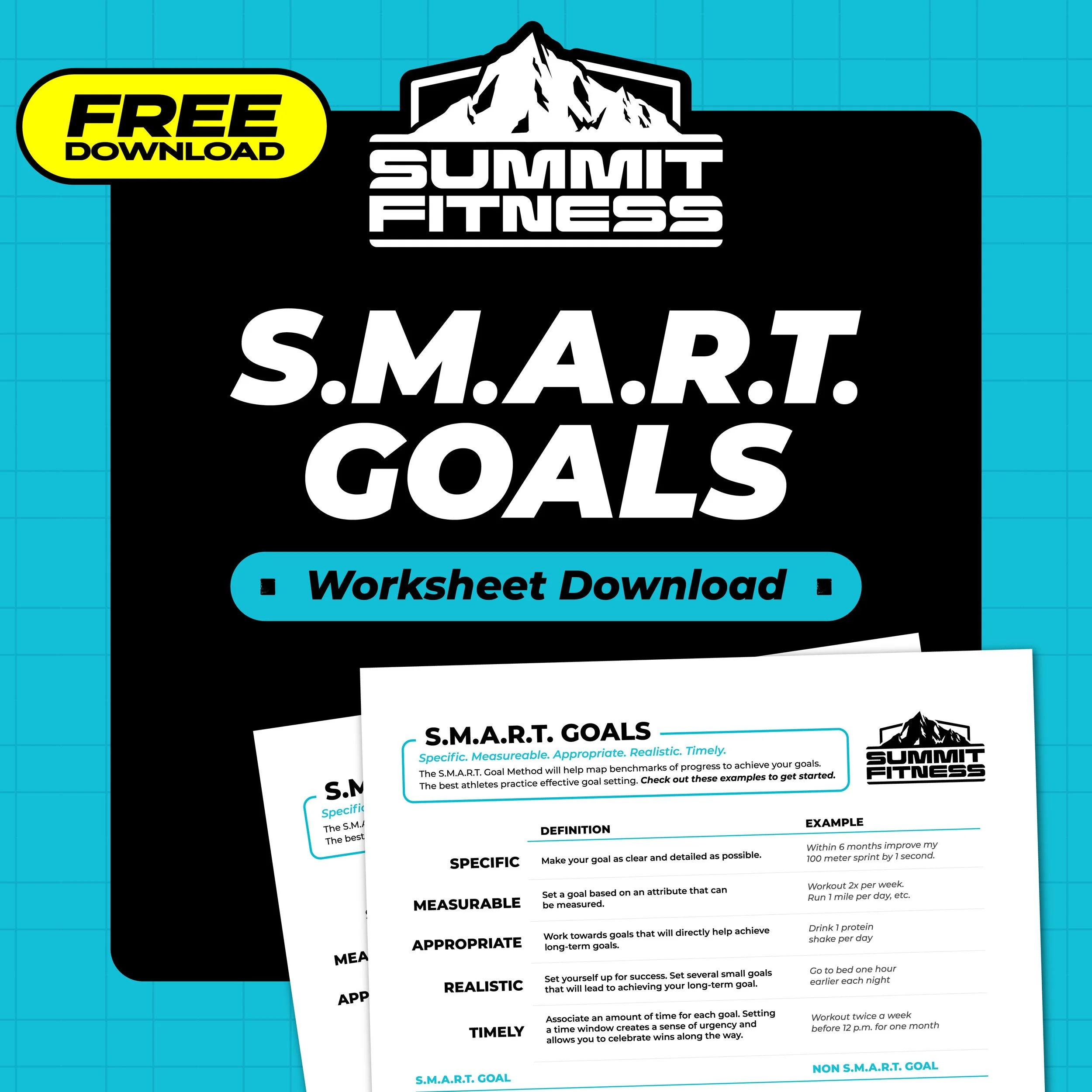 SMART Goals Worksheet