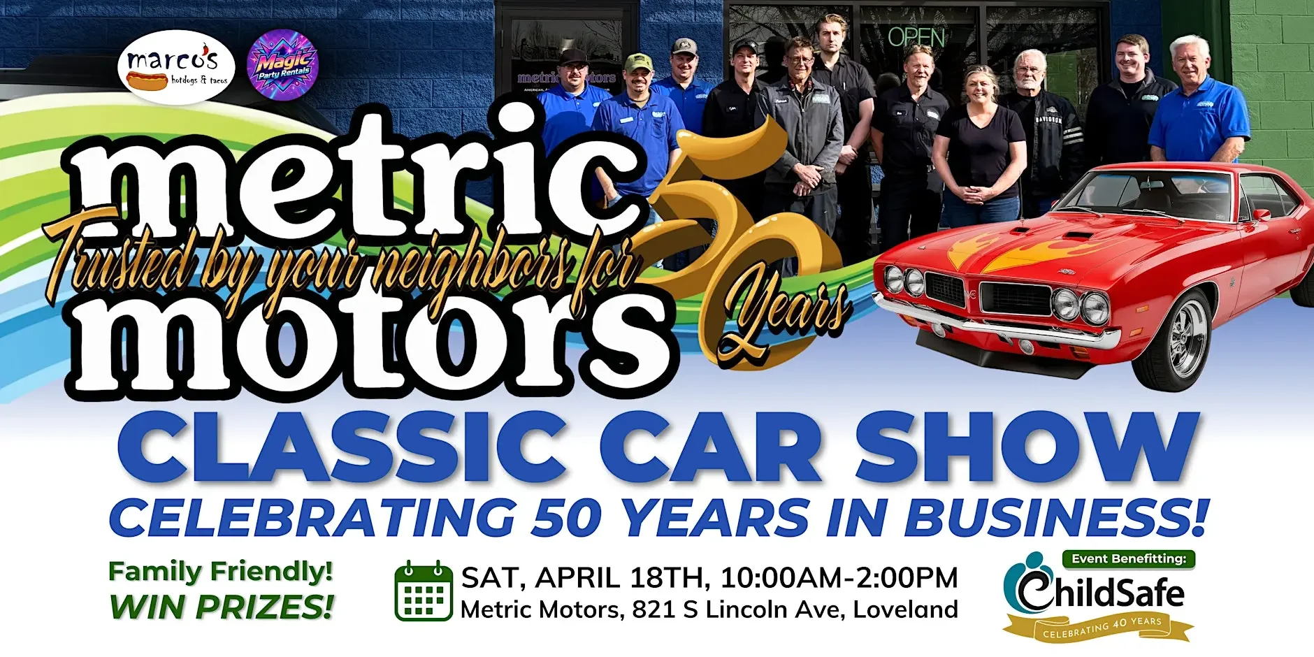 Metric Motors Car Show (50 years!)