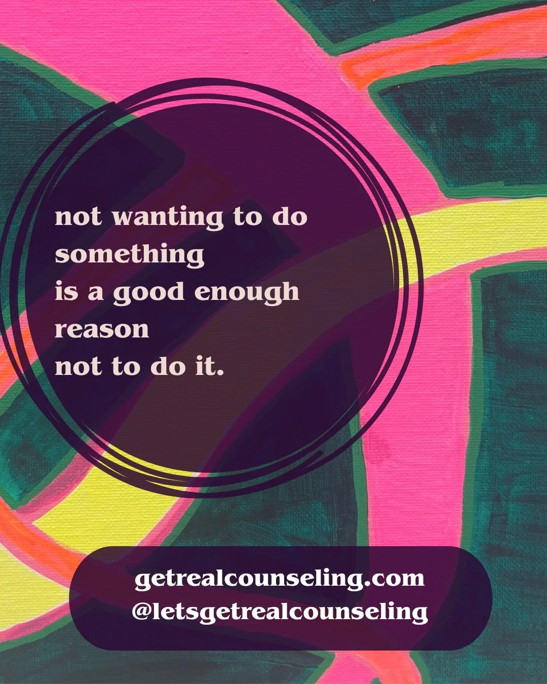 Not wanting to do something is a good enough reason not to do it. 

A theme I see in working with folx (like me!) who have spent their lives in high control religion is a loss of autonomy and control - or a sense of never having had any to begin with