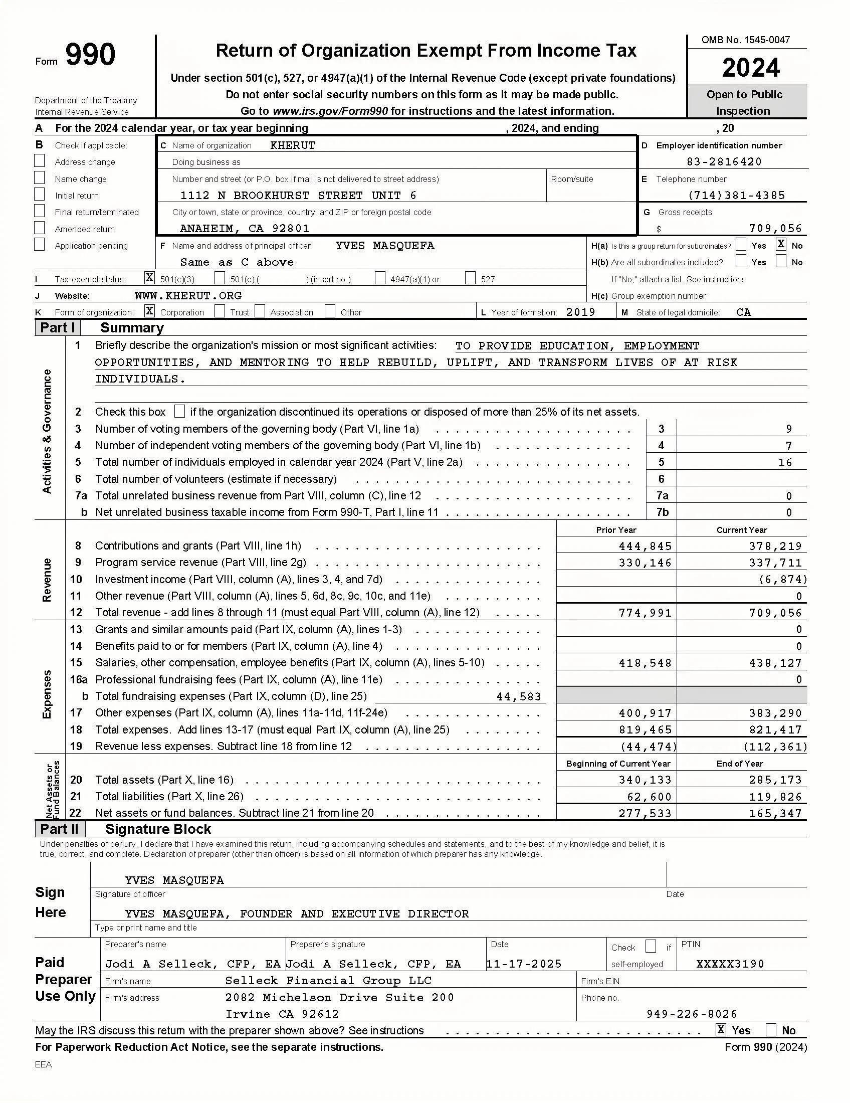 Form 990 2024