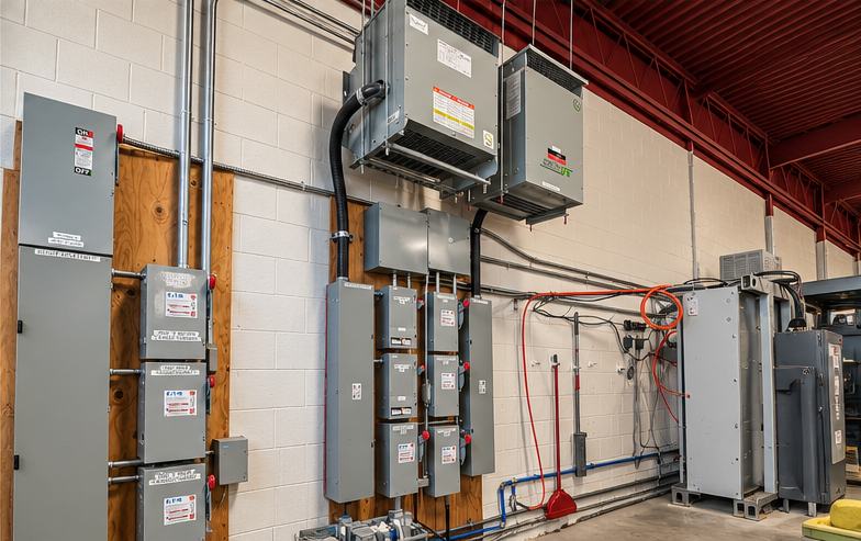 Licensed Infix Electric master electrician performing emergency electrical repairs and safety inspections for residential and commercial clients in Aurora and Newmarket. electric near me. electrician near me. 