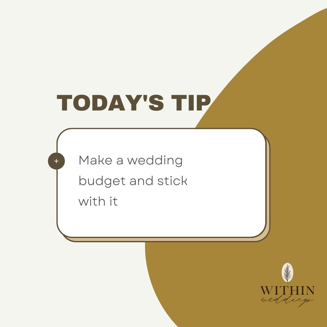 The whole wedding planning process revolves around what you can and can't afford, we know it's stressful! ⁠
⁠
⁠
Did you know the average wedding budget for 2023 is $29,000?⁠
⁠
⁠
Creating a budget with your spouse is extremely important so that you kn