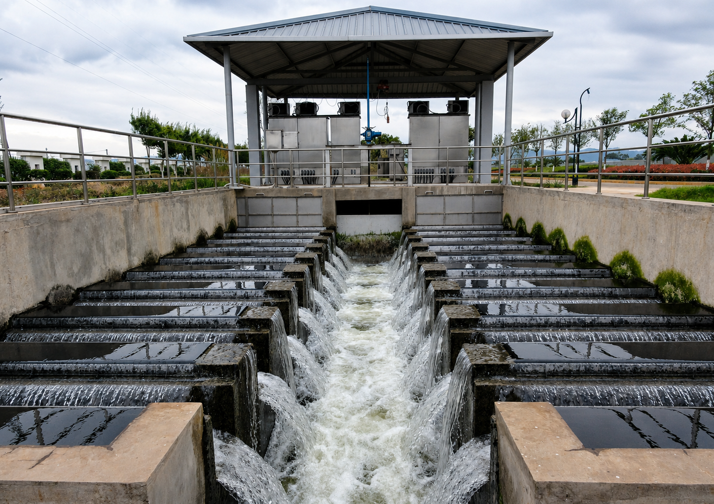 Longking open-channel UV disinfection system for wastewater treatment