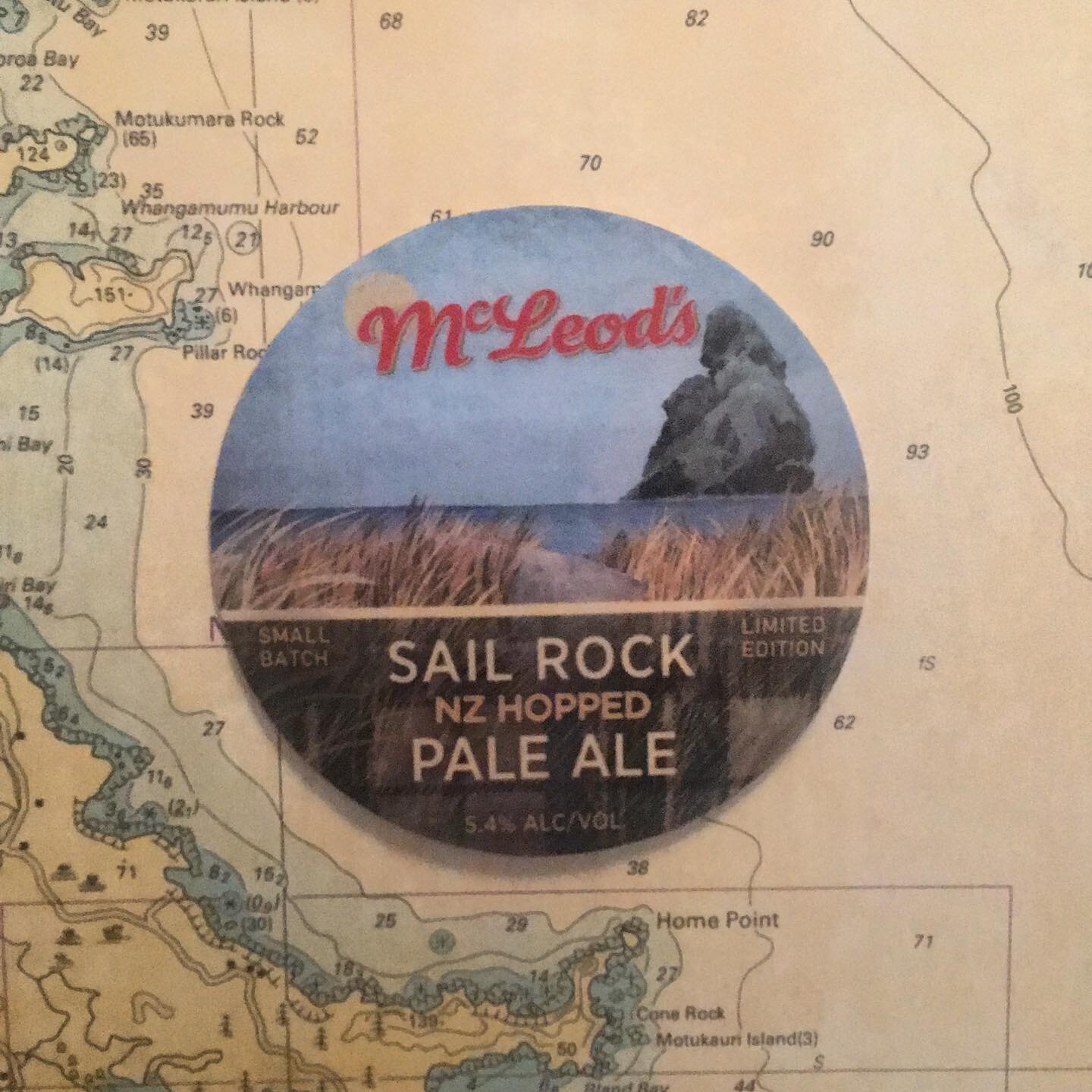 Today we&rsquo;re pouring @mcleodsbrewerynz Sail Rock New Zealand Hopped Pale Ale.
