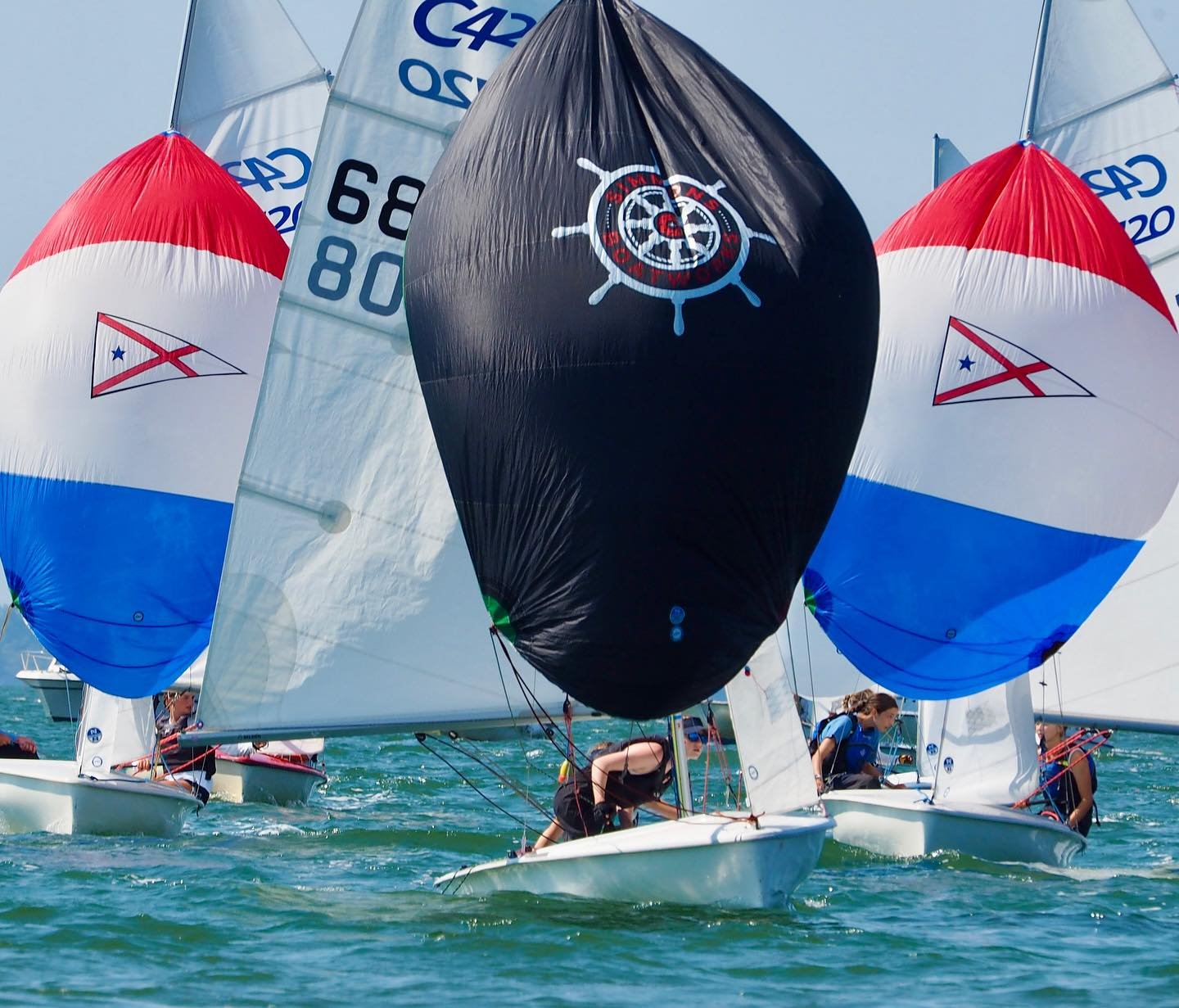 KSEA sailors in action during the Harraseeket Youth Regatta!