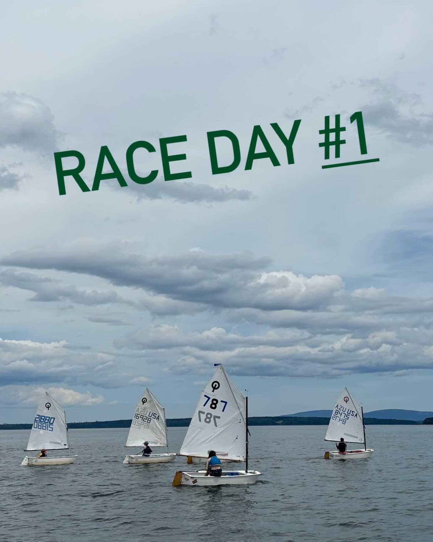 Race Day 1 is in the books! ⛵️