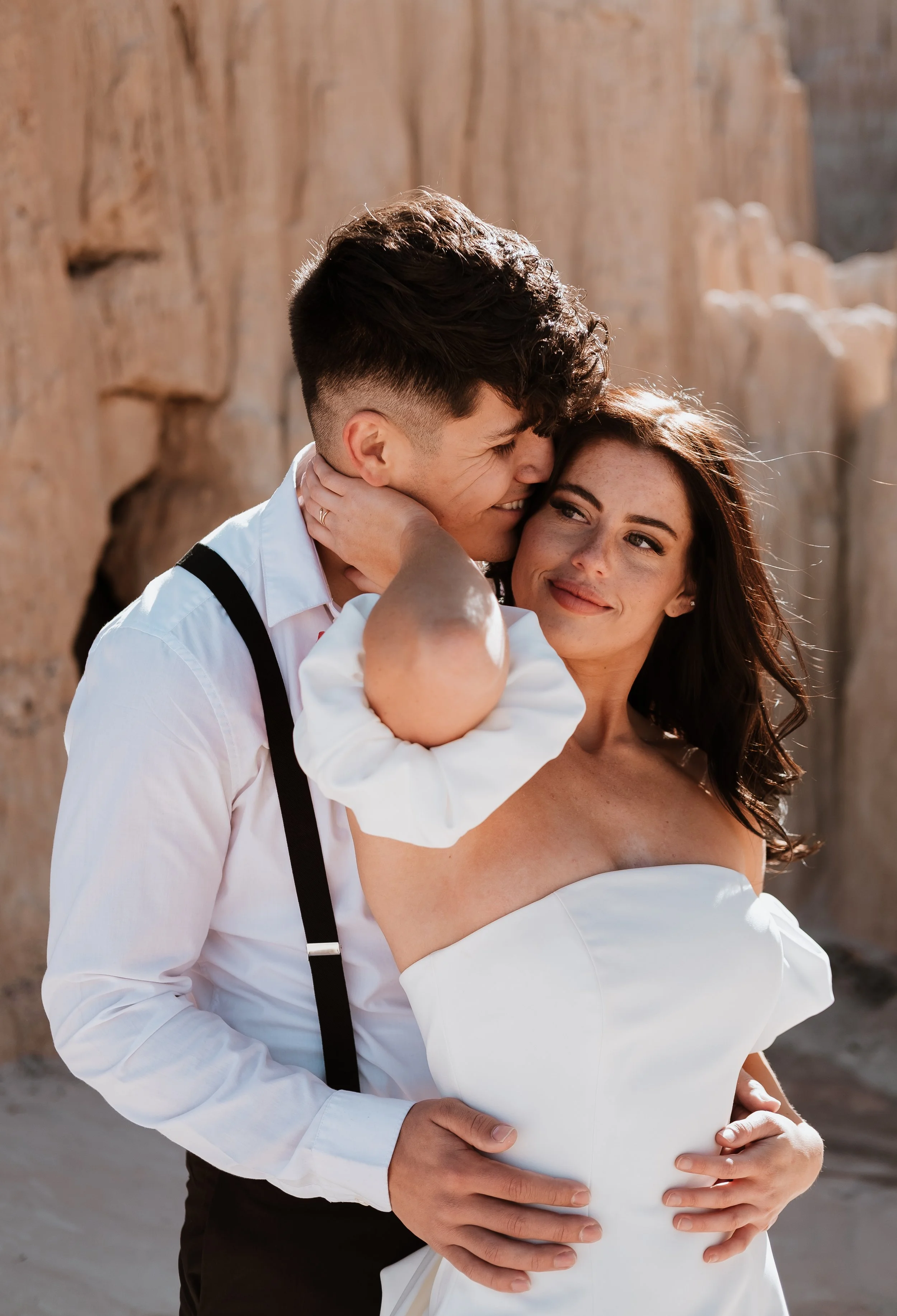 Tessa & Alex - Cathedral Gorge Elopement