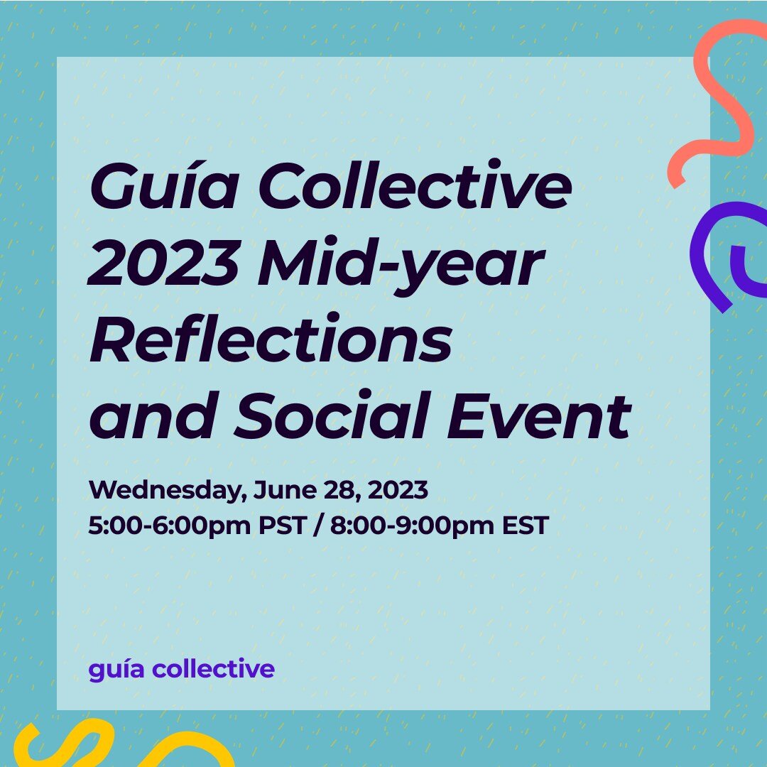 ✨We&rsquo;re mid-way through 2023! Take a second with Gu&iacute;a and be in community with us. Through a design workshop, we&rsquo;ll stop and reflect on all that you&rsquo;ve accomplished and what dreams you have for the rest of the year.

🎉 Join u
