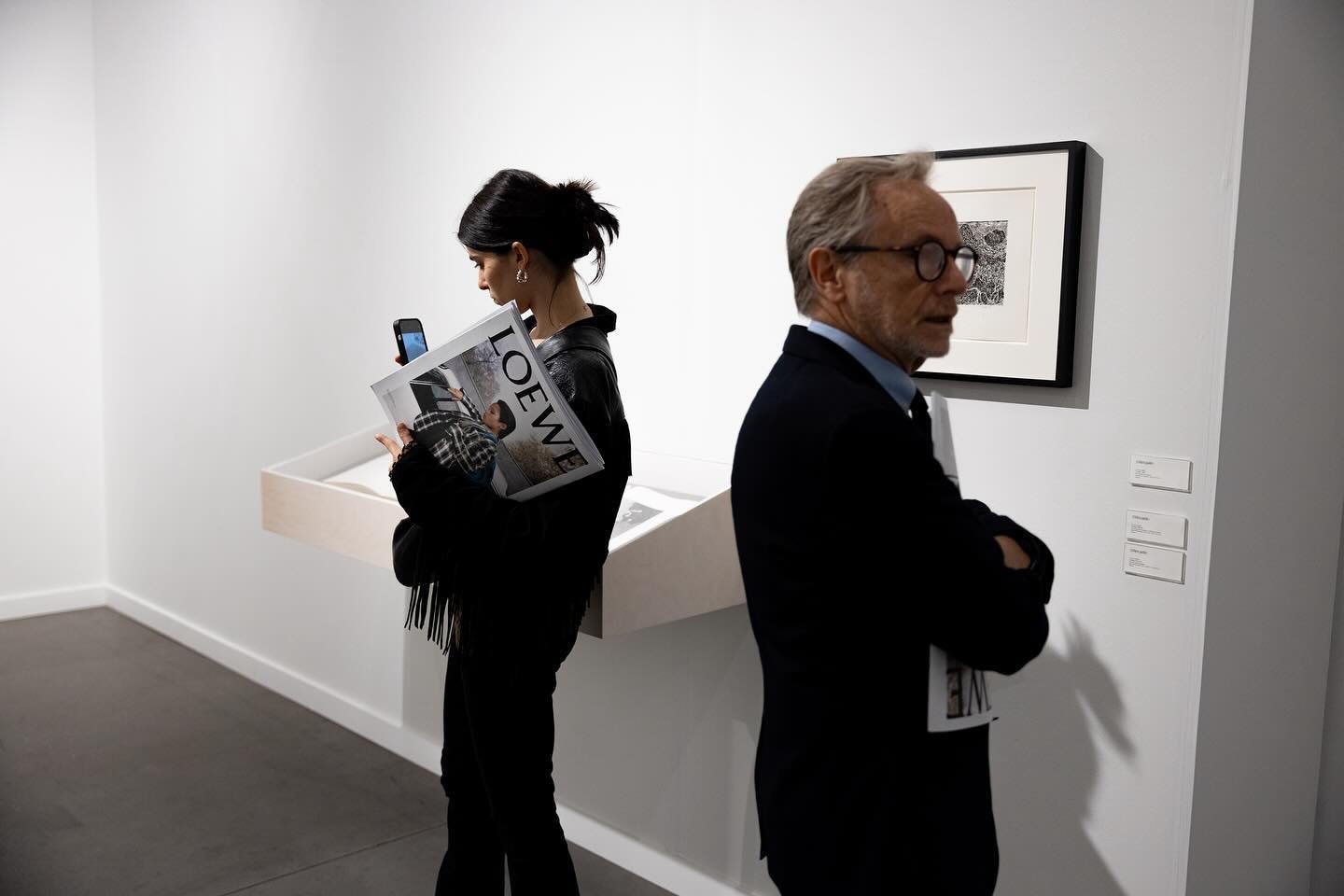 people watching at frieze