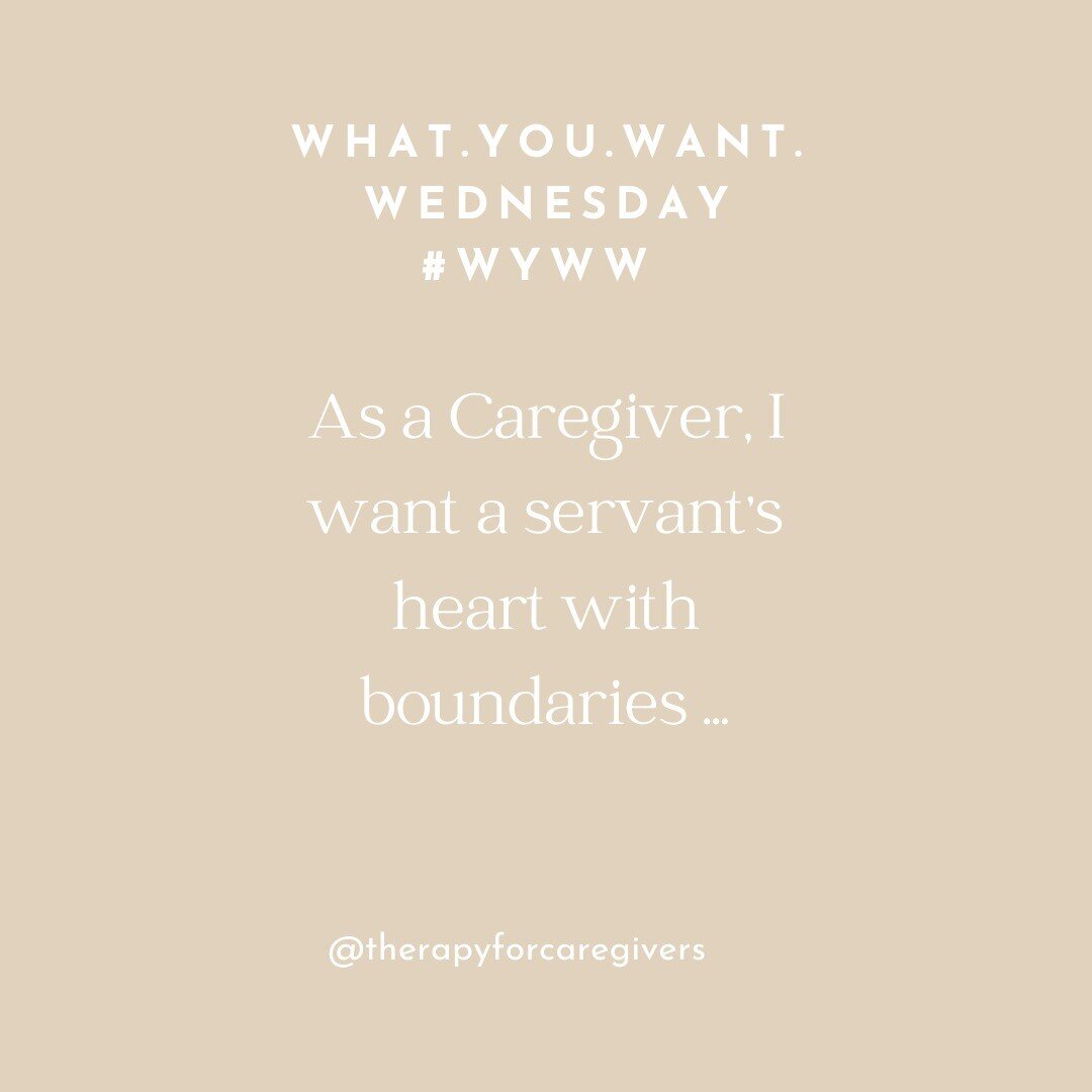 As a Caregiver, I want a Servant's Heart with boundaries well defined. 

The characteristics of a having a servant's heart in the context of being a #Caregiver are very similar. Here are a few that come to mind below.

🤎Humility - thinking of yourse