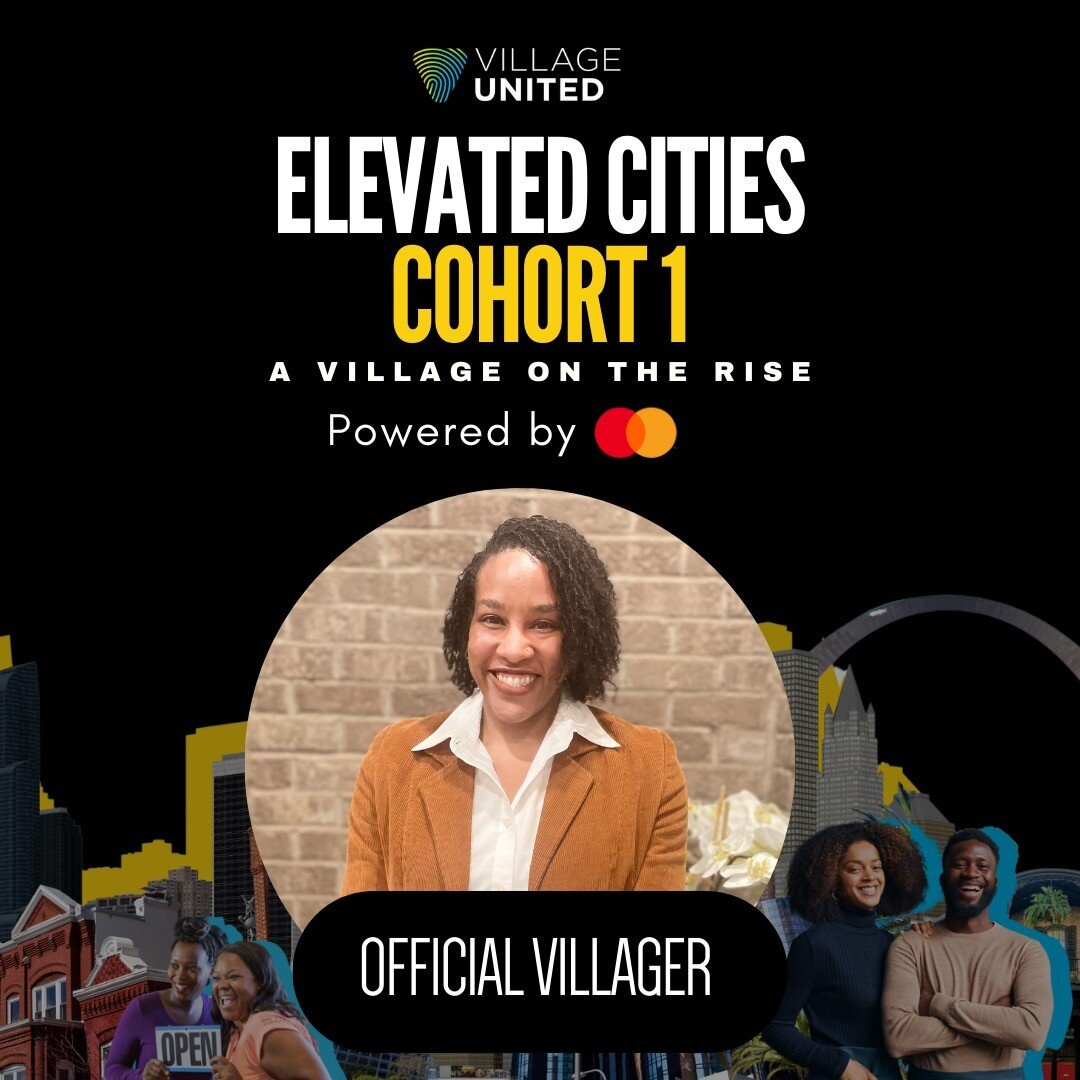 Excited to announce that Therapy for Caregivers, LLC has been selected to participate in @ourvillageunited ELEVATED CITIES program powered by Mastercard! Over the next couple of weeks, I will have a Village supporting my business growth, my personal 
