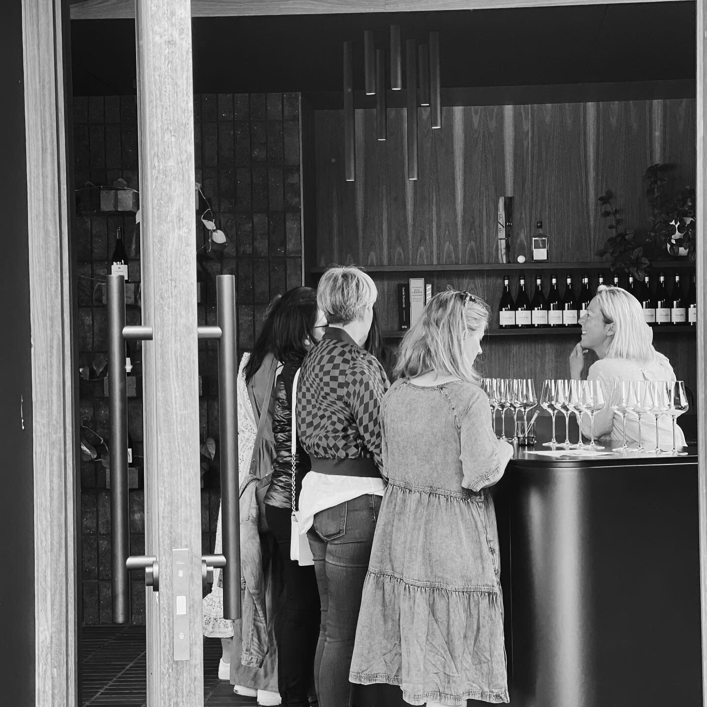 Behind the door at @stoneyrise_wine, you&rsquo;ll find the warm and welcoming face of Lou. Together with local architects @cumulus_studio, Lou created a space that amplifies the overall wine tasting experience. As the unique building wraps around you