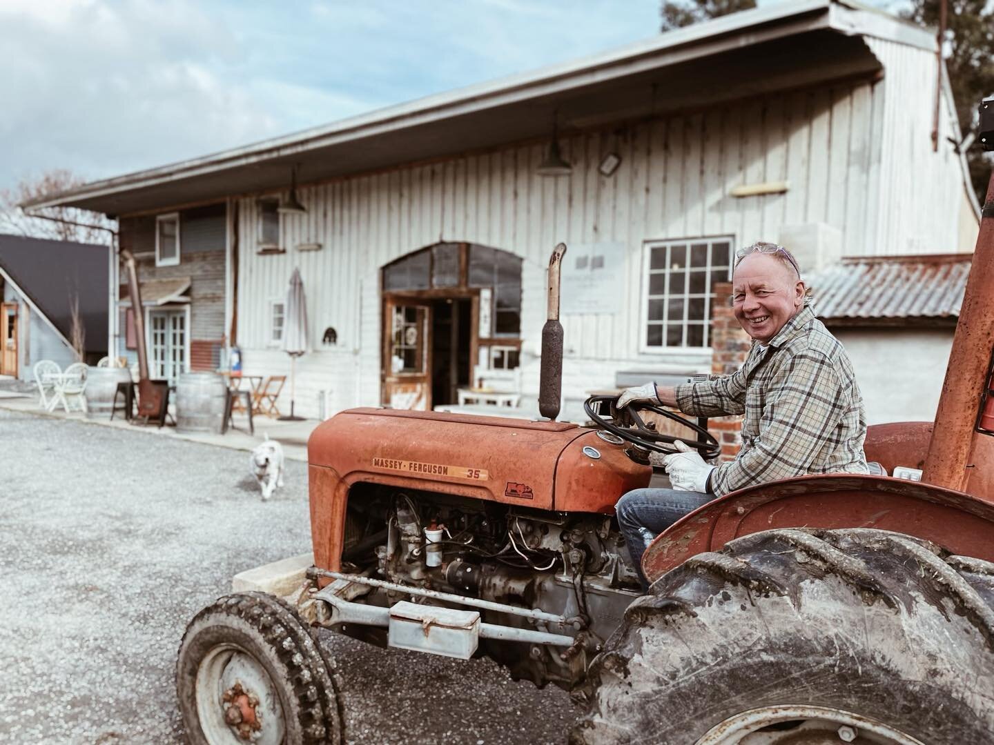 This is Doug. The friendly owner and winemaker at Swinging Gate vineyard in the Tamar Valley. Doug loves making wine and we love drinking it! Join us for a relaxed tasting of his creative wines at this rustic cellar door.