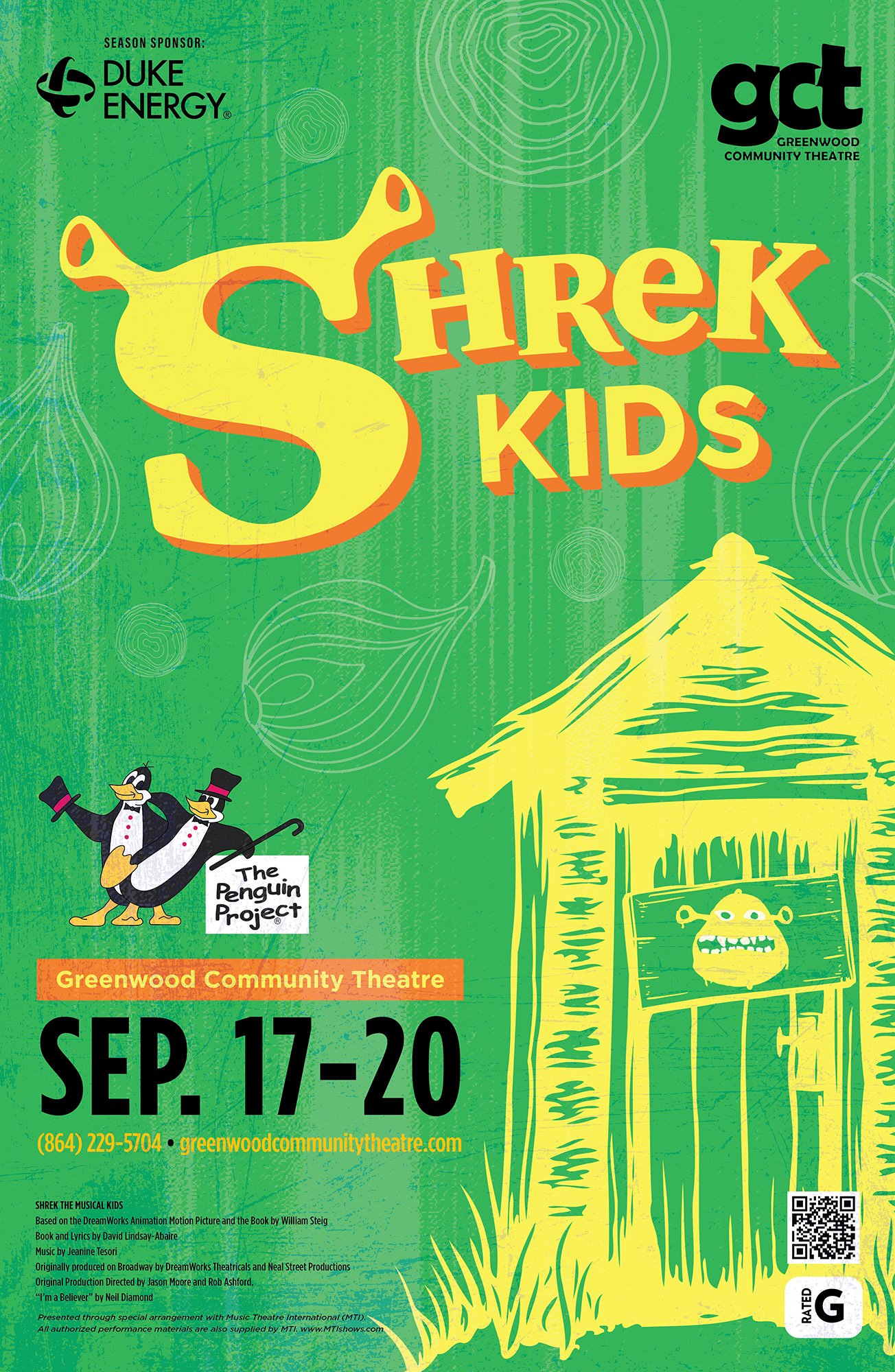 The GCT Penguin Project presents SHREK Kids