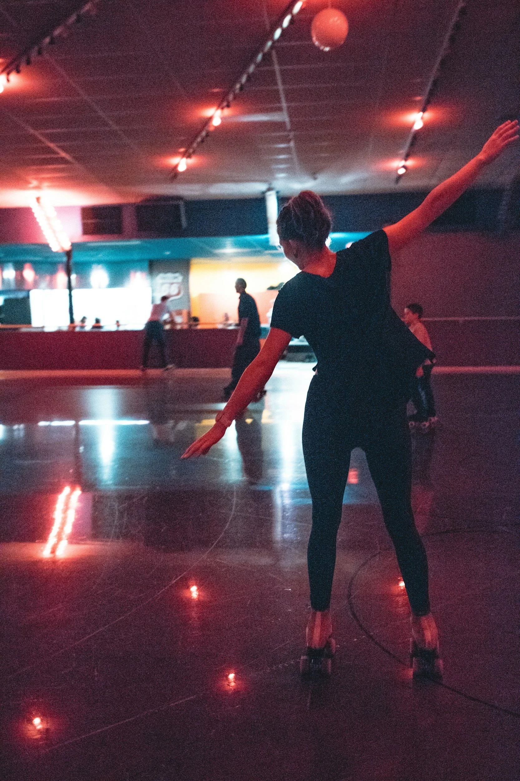 Mother Daughter Roller Skating!