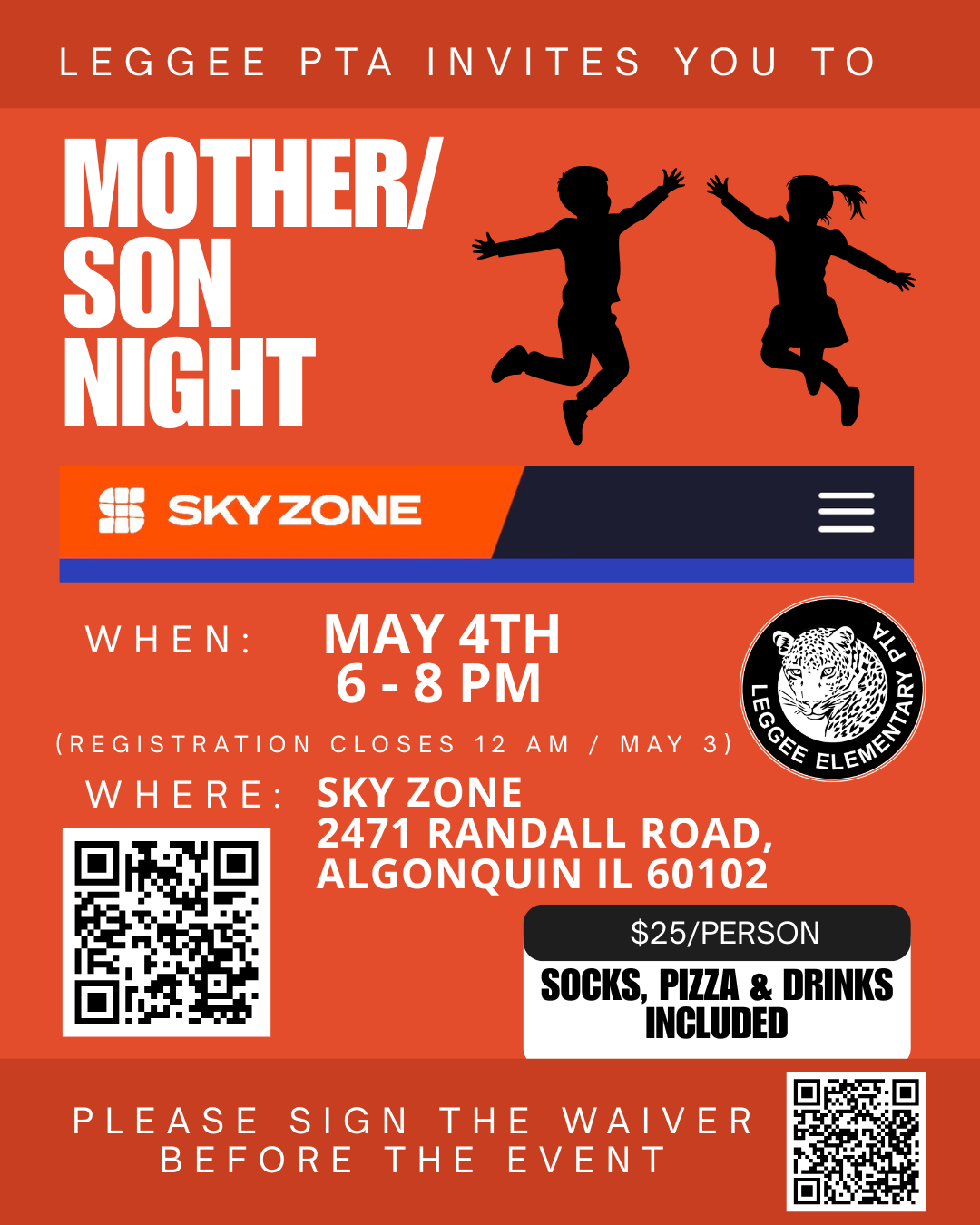 Mother Son Event: Sky Zone!