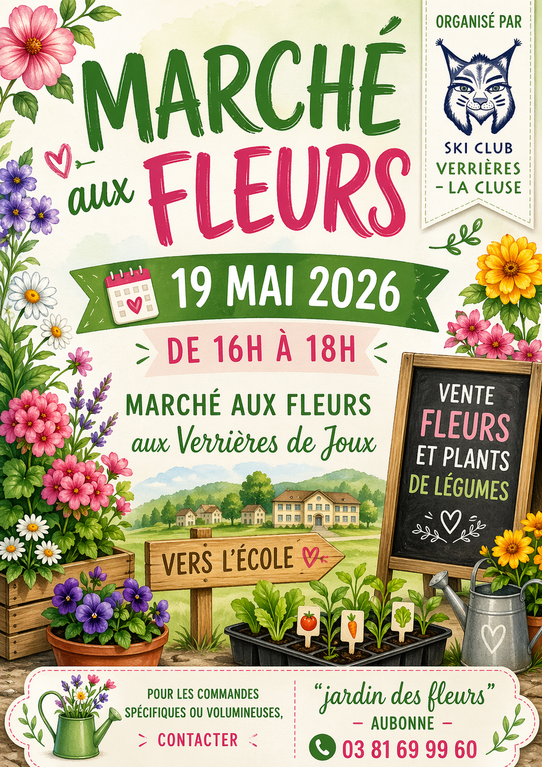 Marché aux fleurs      19 mai 2026 