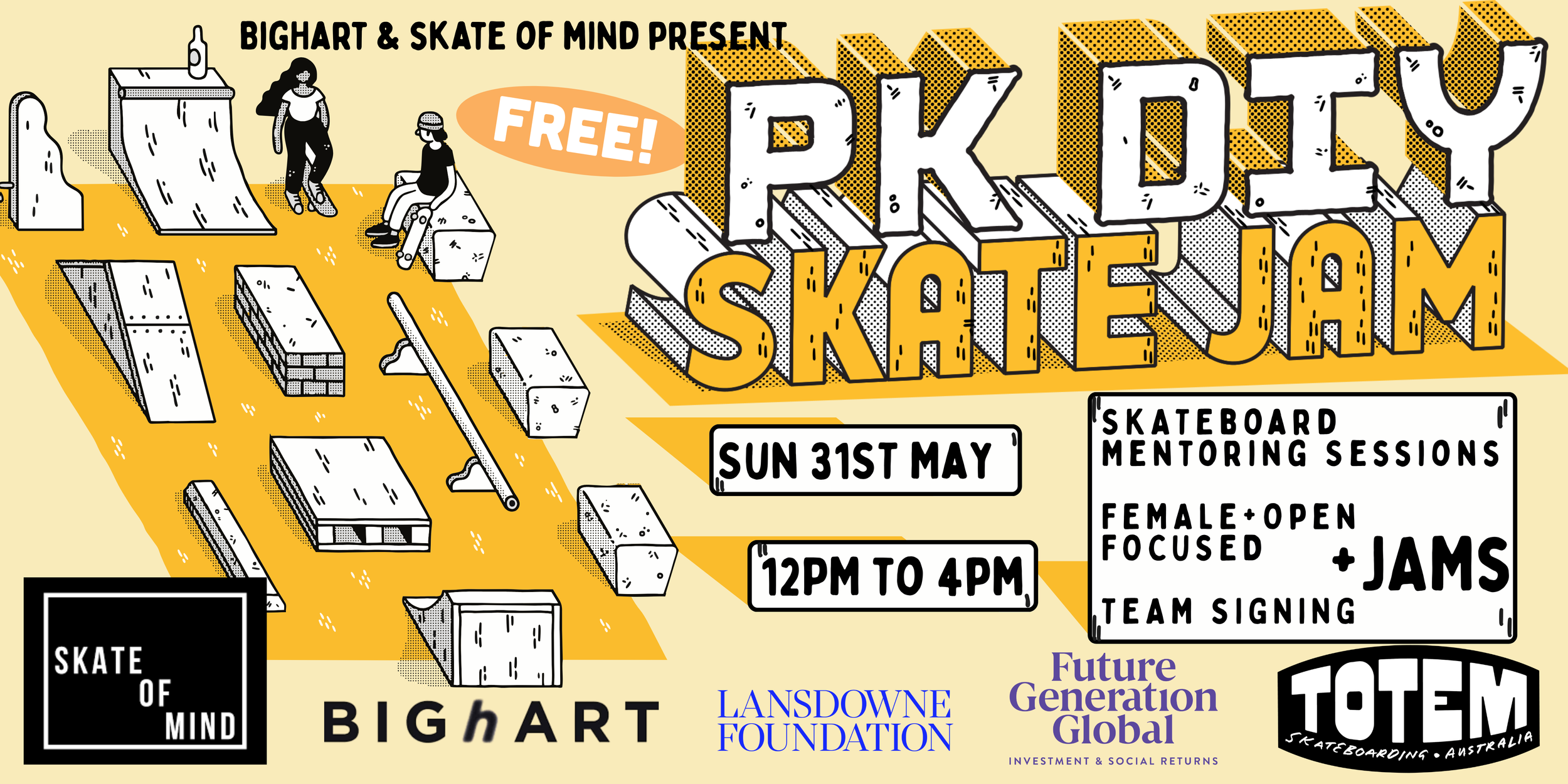 Port Kembla Skatepark FREE Mentoring Skate Sessions, Jam &amp; Team Signing 