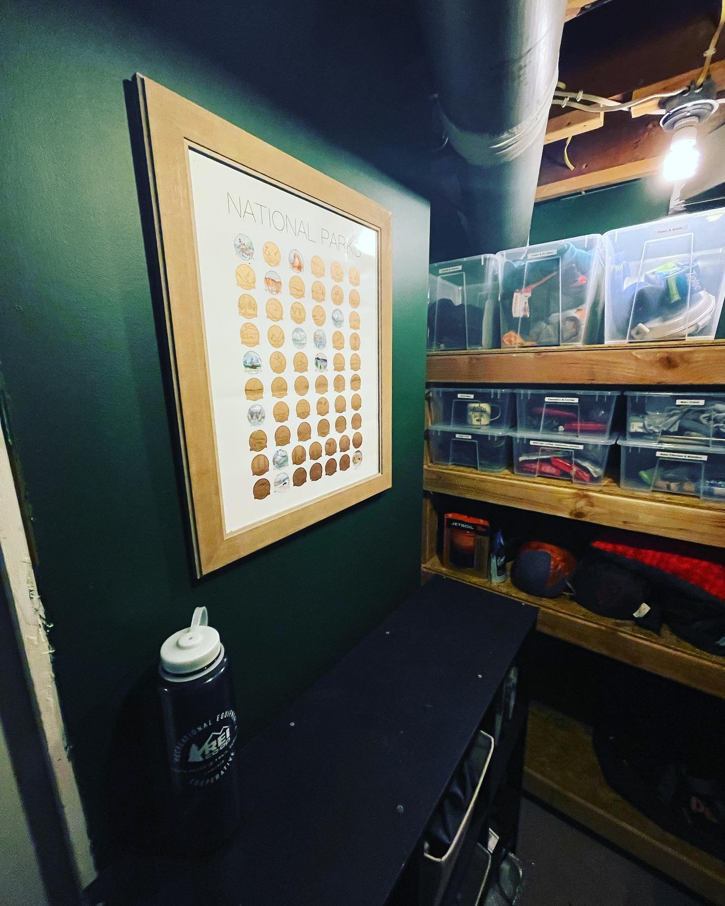 I&rsquo;ve been meaning to hang this national parks print that my good friends purchased for me after our trip to Zion and Bryce Canyon NP. It was actually a really spiritual experience getting to cross out where I&rsquo;ve been - memories flooded in