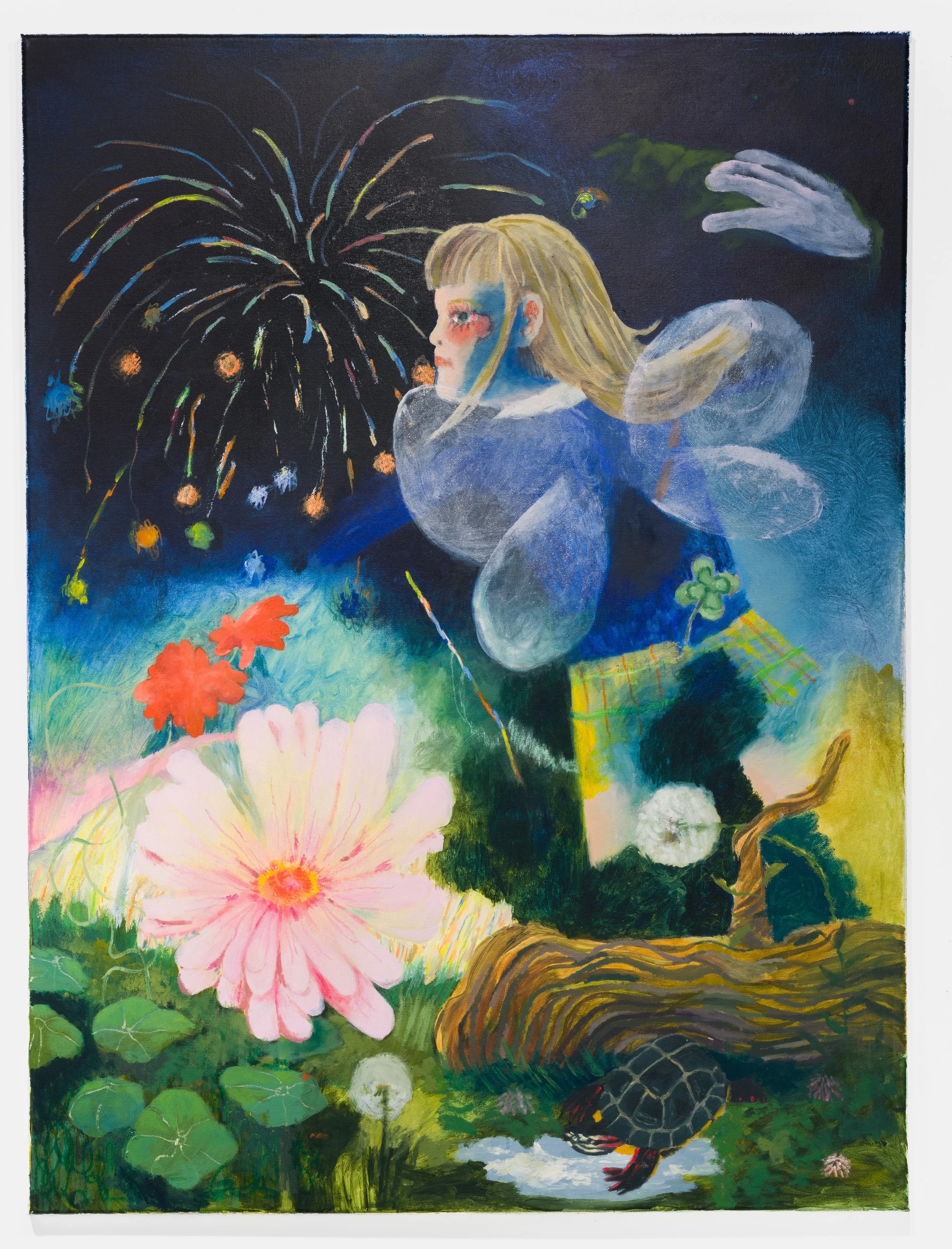 Sara’s Summer (2023) 40”x30” oil on canvas